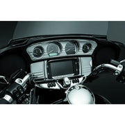 Kuryakyn Deluxe Tri-Line Stereo Trim Kit 14-Up Touring Models Chrome - Kuryakyn