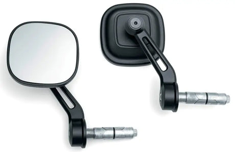 Kuryakyn Dillinger Bar End Mirrors Black - 6657 - Air Filters