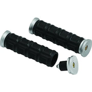 Kuryakyn 6678 Kuryakyn Dillinger Grips 7/8in Universal Nickel - 6678