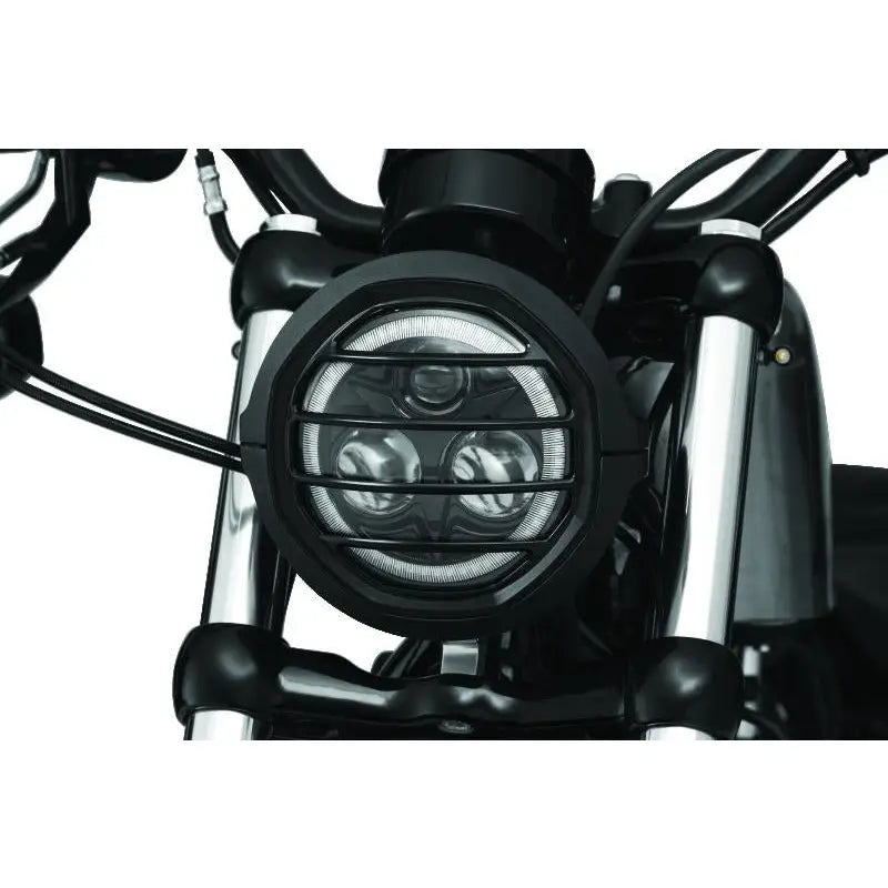 Kuryakyn 6688 Kuryakyn Dillinger Headlight Trim 5-3/4 Black - 6688