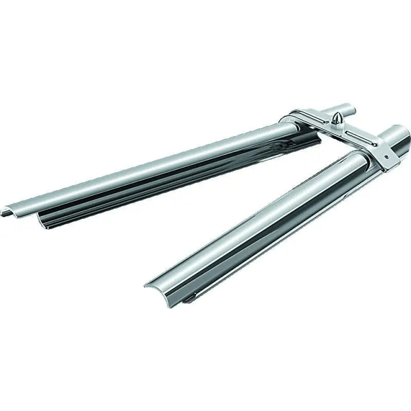 Kuryakyn 7853 Kuryakyn Downtube Covers 00-06 Softail Chrome - 7853