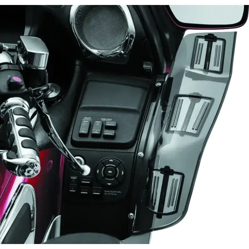 Kuryakyn Dragon Wings 01-17 Honda GL1800 Models Smoke - RV and Auto Parts