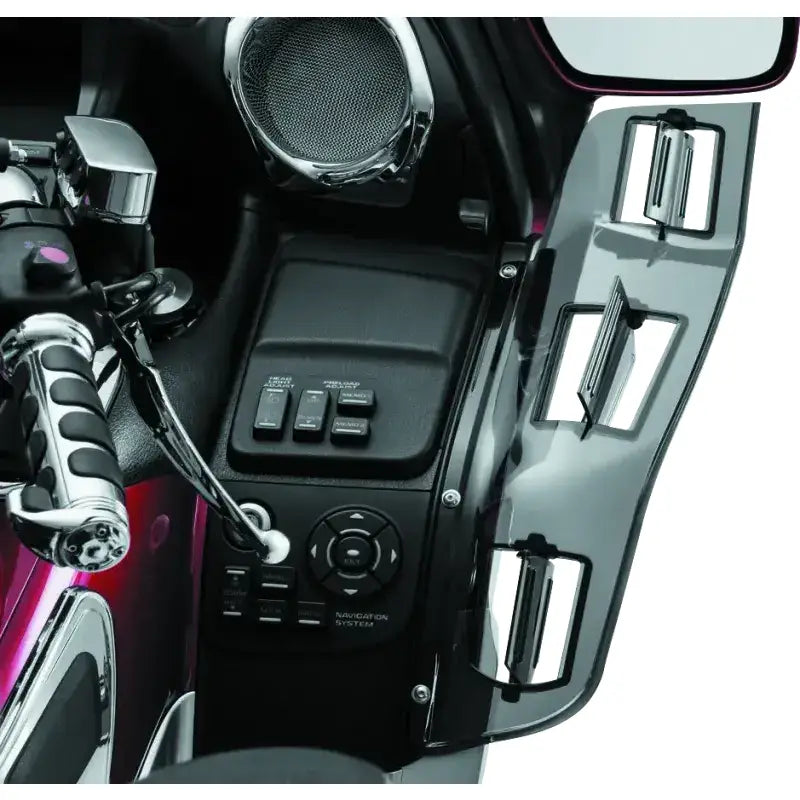 Kuryakyn Dragon Wings 01-17 Honda GL1800 Models Smoke - RV and Auto Parts