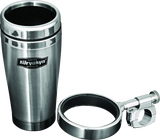 Kuryakyn Drink Holder With Stainless Steel Mug 1in Bar Clamp Chrome - 1464 - Interior Accessories