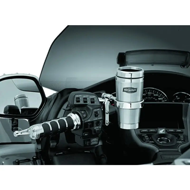 Kuryakyn 1463 Kuryakyn Drink Holder With Stainless Steel Mug For Perch Mount Chrome - 1463