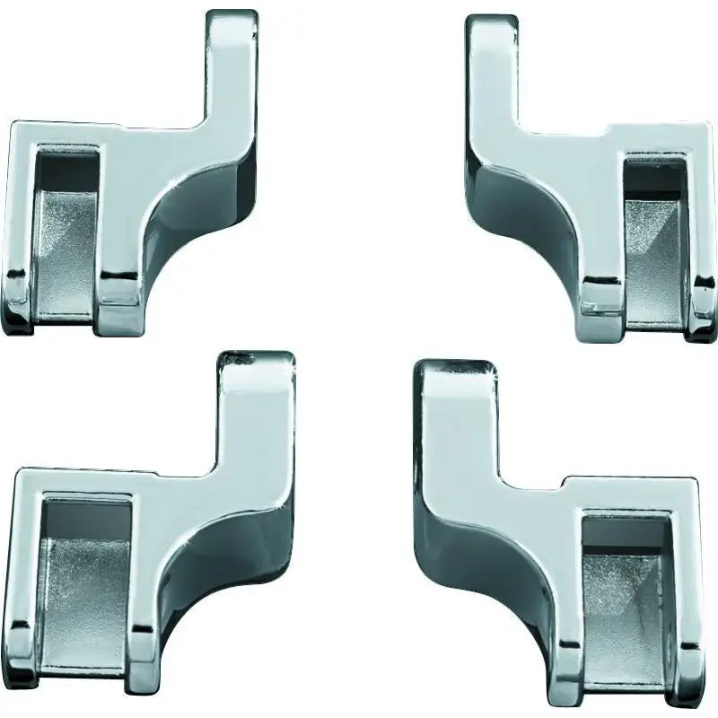 Kuryakyn 7528 Kuryakyn Driver Floorboard Relocation Brackets For FLST Models Chrome - 7528