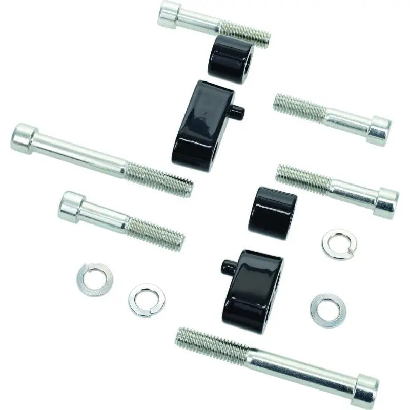 Kuryakyn 7509 Kuryakyn Driver Floorboard Spacers 09-Up Touring Models Gloss Black