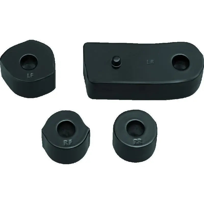 Kuryakyn 7508 Kuryakyn Driver Floorboard Spacers 18-Up Softail Models Gloss Black - 7508