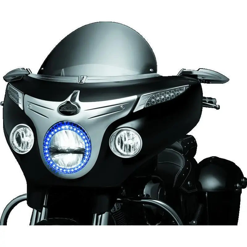 Kuryakyn 5622 Kuryakyn Driving Light Bezels Indian Chrome - 5622