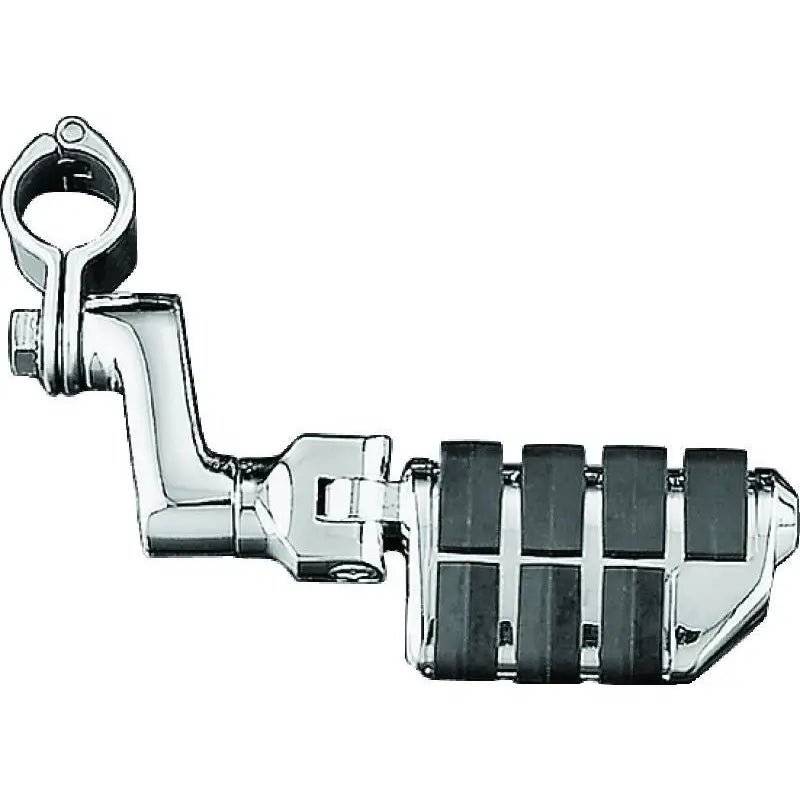 Kuryakyn 7993 Kuryakyn Dually ISO Offset Highway Pegs With 1-1/4inch Clamp Chrome (Pair) - 7993