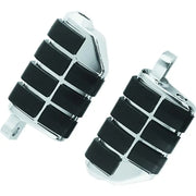 Kuryakyn 8028 Kuryakyn Dually ISO Peg With Male Mount Adapter Chrome (Pair) - 8028