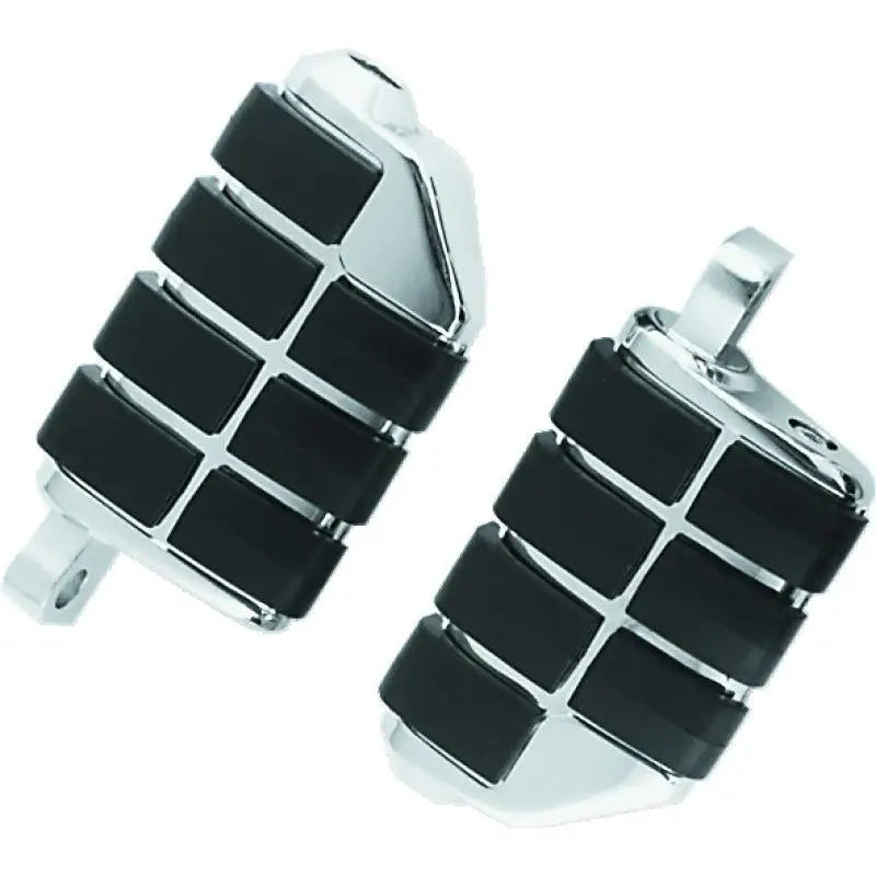 Kuryakyn 8028 Kuryakyn Dually ISO Peg With Male Mount Adapter Chrome (Pair) - 8028