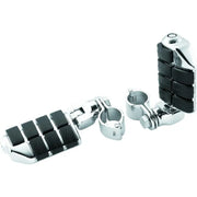 Kuryakyn 7992 Kuryakyn Dually ISO Pegs With 1-1/4inch Clamp Chrome (Pair) - 7992