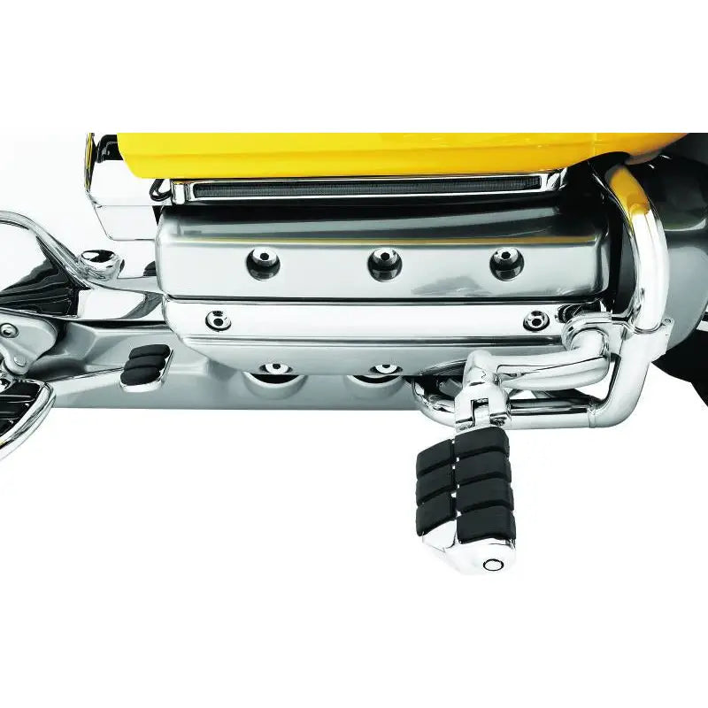 Kuryakyn 7980 Kuryakyn Dually ISO Pegs With 1inch Clamp Chrome (Pair) - 7980