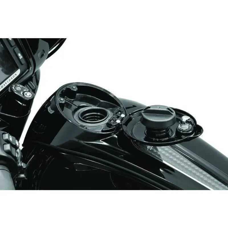 Kuryakyn 6999 Kuryakyn Easy Fill Fuel Door Black - 6999