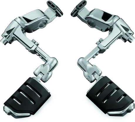 Kuryakyn Ergo III Adjustable Mount With Trident Dually ISO Pegs Chrome - RV and Auto Parts