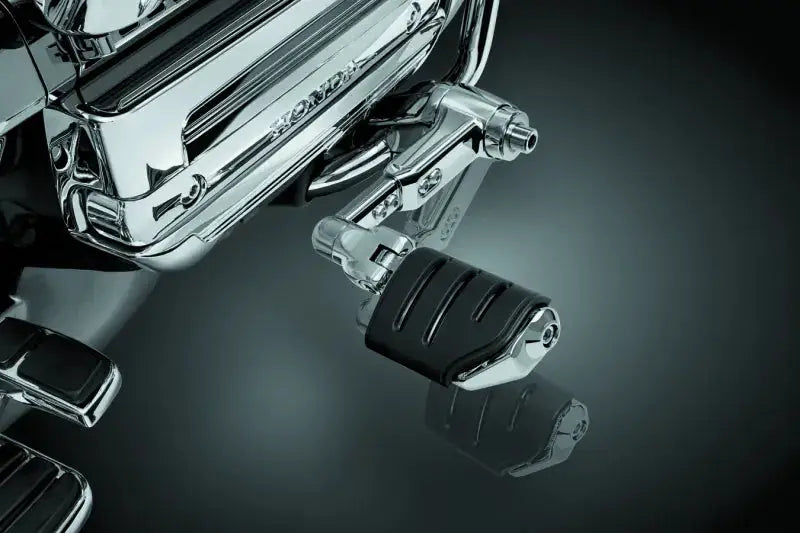 Kuryakyn Ergo III Adjustable Mount With Trident Dually ISO Pegs Chrome - RV and Auto Parts