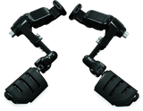 Kuryakyn Ergo III Adjustable Mount With Trident Dually ISO Pegs Gloss Black - RV and Auto Parts