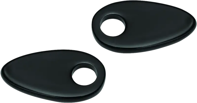 Kuryakyn Fender Strut Cover Plates Gloss Black - Kuryakyn