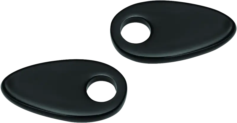 Kuryakyn Fender Strut Cover Plates Gloss Black - Kuryakyn