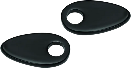Kuryakyn Fender Strut Cover Plates Gloss Black - Kuryakyn