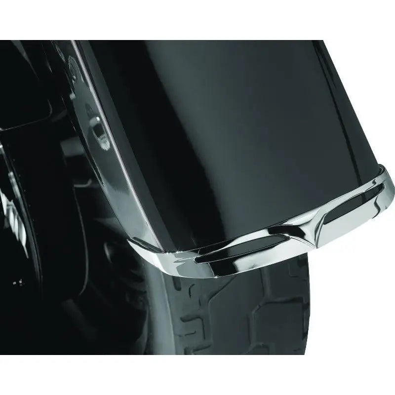 Kuryakyn 9013 Kuryakyn Fender Tip Front Leading Edge 90-17 Fat Boy Models Chrome - 9013