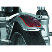 Kuryakyn 9012 Kuryakyn Fender Tip Front Leading Edge Most Narrow FXST XL Dyna Models Chrome - 9012