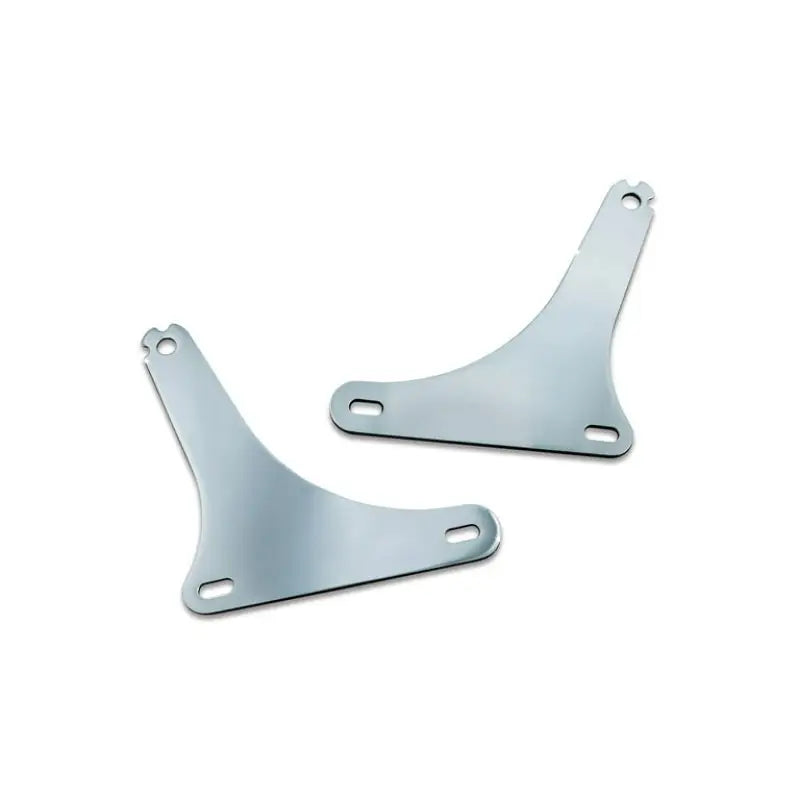 Chrome motorcycle brackets for Kuryakyn Fixed Mounts Multi-Purpose Backrest
