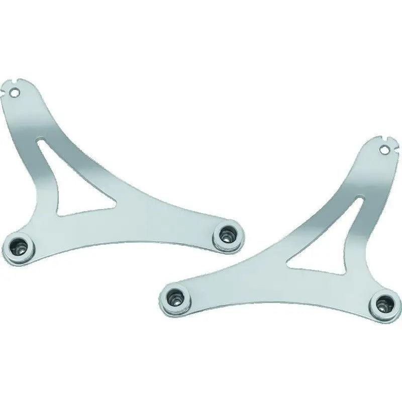 Kuryakyn 7094 Kuryakyn Fixed Mounts Multi-Purpose Driver & Passenger Backrest 14-22 Indian Models Chrome - 7094