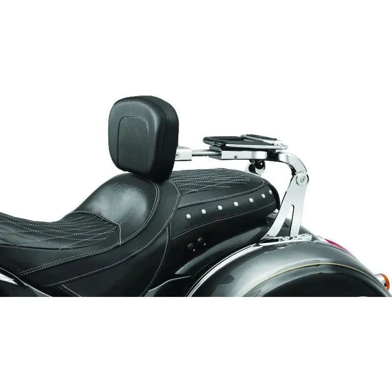 Kuryakyn 7094 Kuryakyn Fixed Mounts Multi-Purpose Driver & Passenger Backrest 14-22 Indian Models Chrome - 7094
