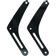 Kuryakyn 7086 Kuryakyn Fixed Mounts Multi-Purpose Driver & Passenger Backrest 18-Up Softail Black - 7086