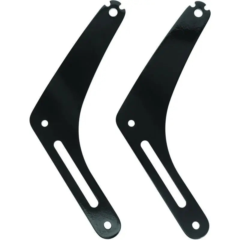 Kuryakyn 7086 Kuryakyn Fixed Mounts Multi-Purpose Driver & Passenger Backrest 18-Up Softail Black - 7086
