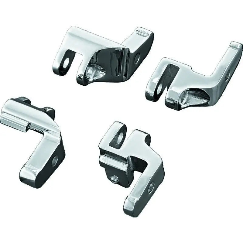 Kuryakyn 4588 Kuryakyn Floorboard Relocator Brackets 17-23 Touring Chrome - 4588