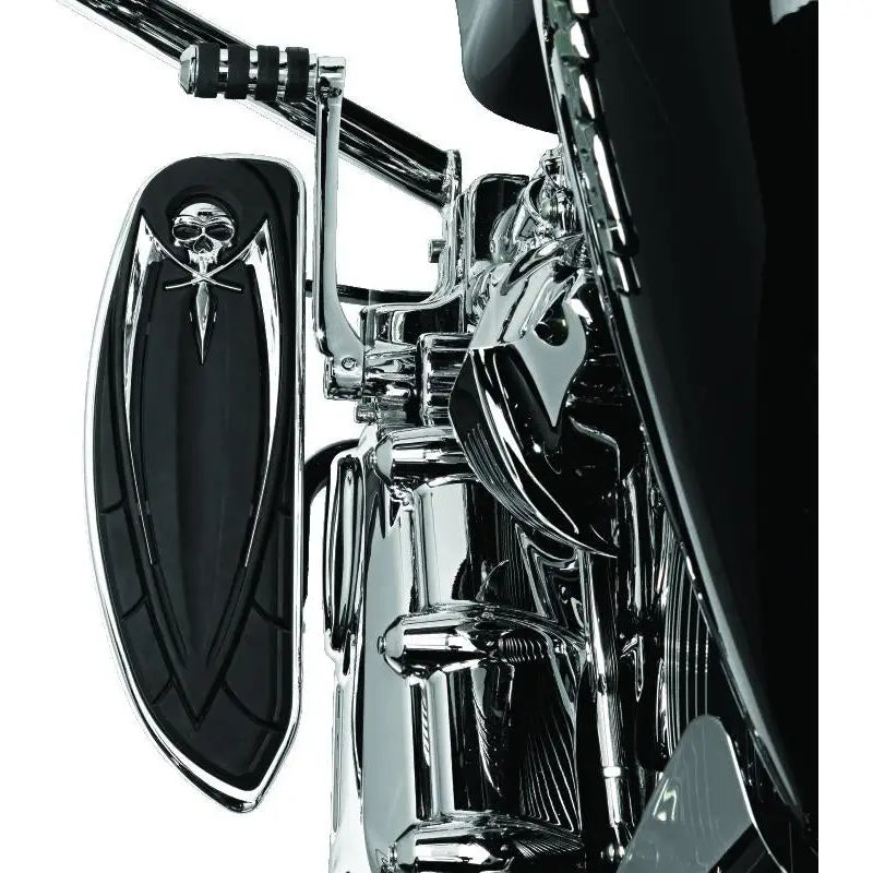 Kuryakyn 4588 Kuryakyn Floorboard Relocator Brackets 17-23 Touring Chrome - 4588