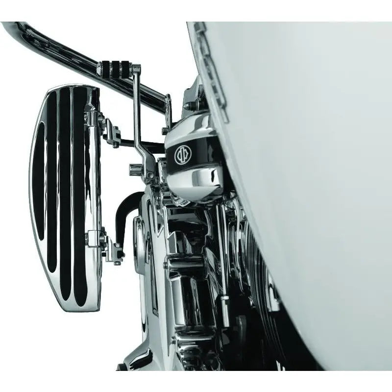 Kuryakyn 4609 Kuryakyn Floorboard Relocator Brackets 97-16 Touring Chrome - 4609