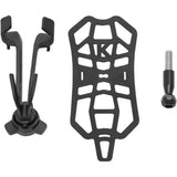 Black phone mount components for Kuryakyn Free-Flex device holder clamp mount handlebar