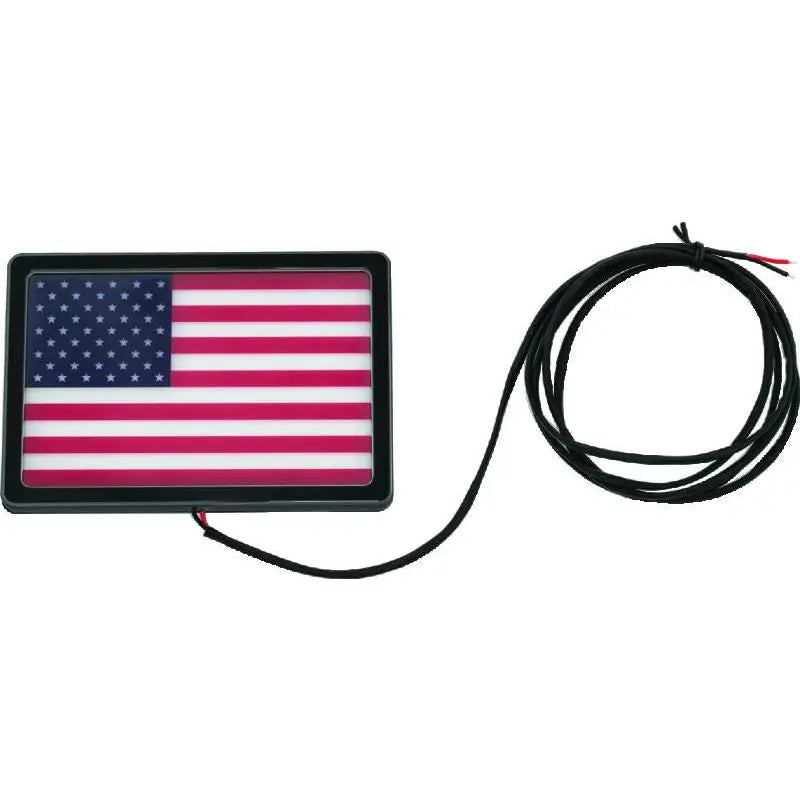 Kuryakyn 2892 Kuryakyn Freedom Flag LED 4in X 6in Black - 2892