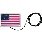 Kuryakyn 2891 Kuryakyn Freedom Flag LED 4in X 6in Chrome - 2891