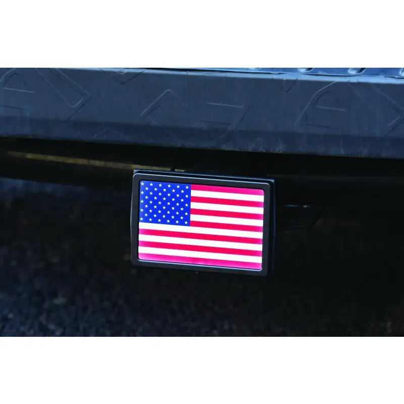 Kuryakyn 2893 Kuryakyn Freedom Flag LED Hitch Cover Black - 2893