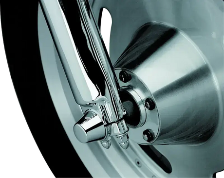 Kuryakyn Front Axle Nut Caps Chrome - RV and Auto Parts