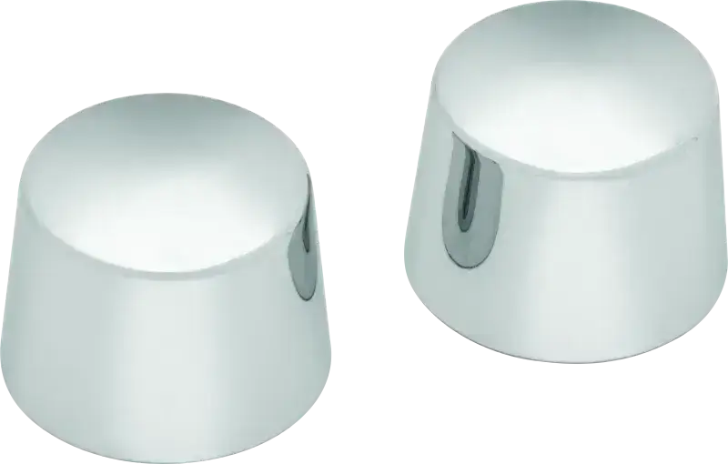 Kuryakyn Front Axle Nut Caps Chrome - RV and Auto Parts