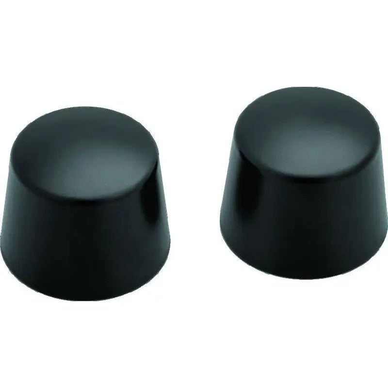Kuryakyn 1229 Kuryakyn Front Axle Nut Caps Satin Black - 1229