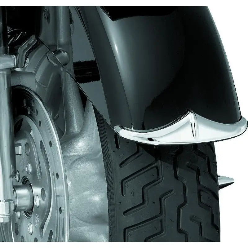 Kuryakyn 8642 Kuryakyn Front Fender Accent Leading Edge Chrome