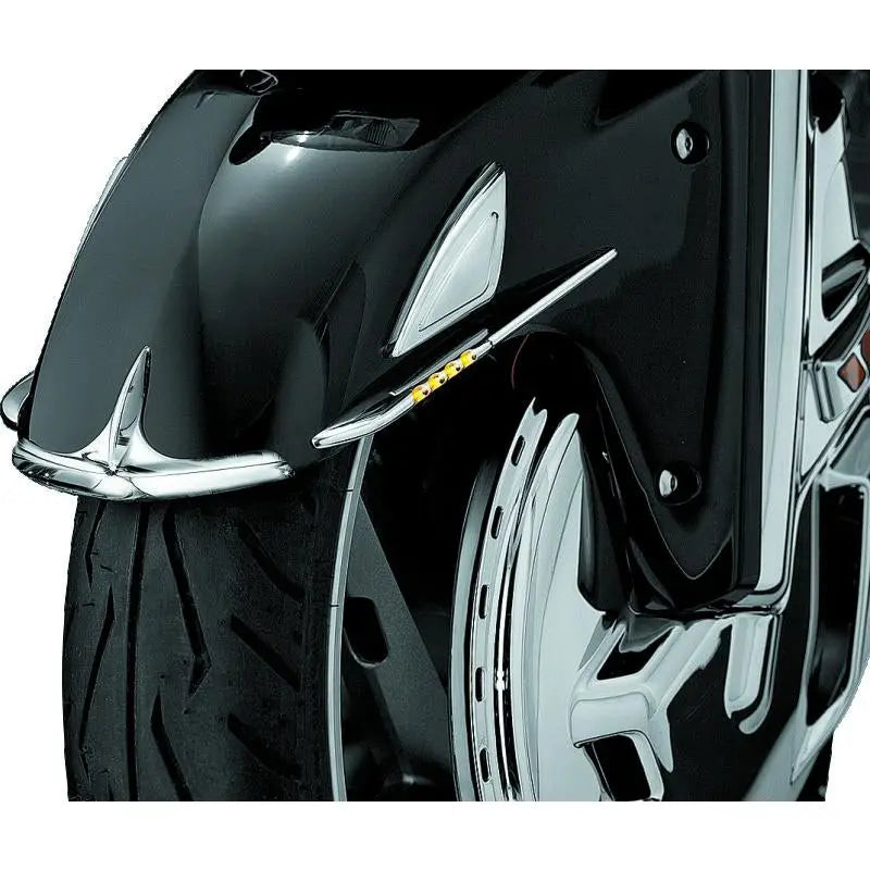 Kuryakyn 7321 Kuryakyn Front Fender Tip 01-17 Honda GL1800 Chrome - 7321