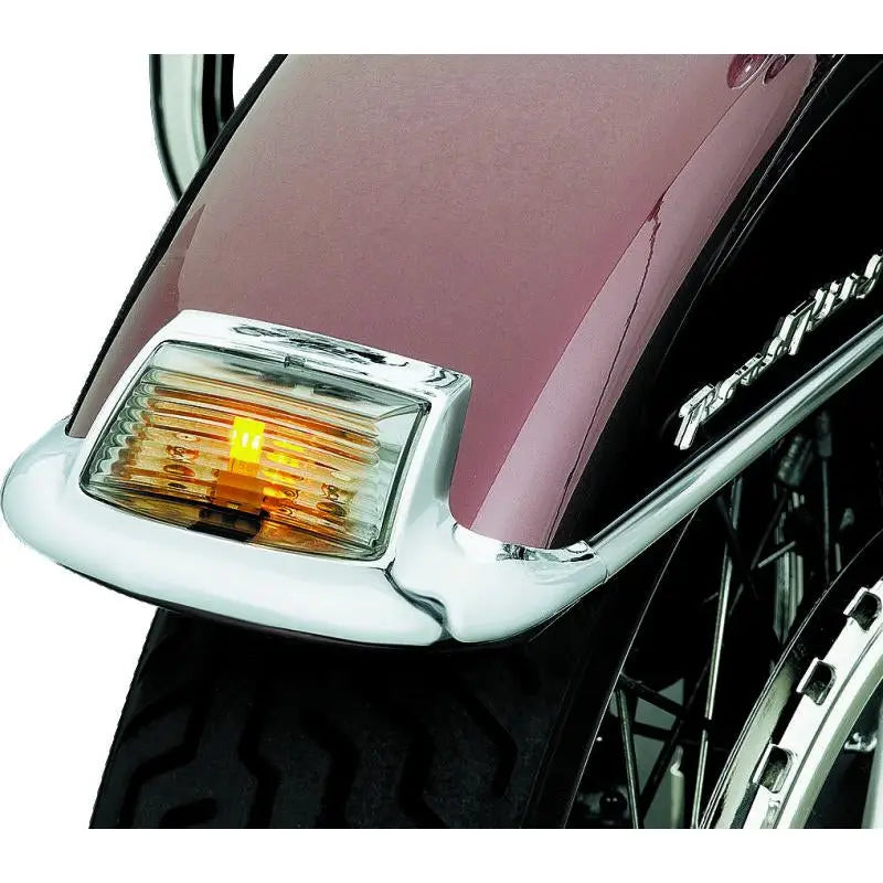 Kuryakyn 4824 Kuryakyn Front Smoke Fender Tip Lens With LED - 4824