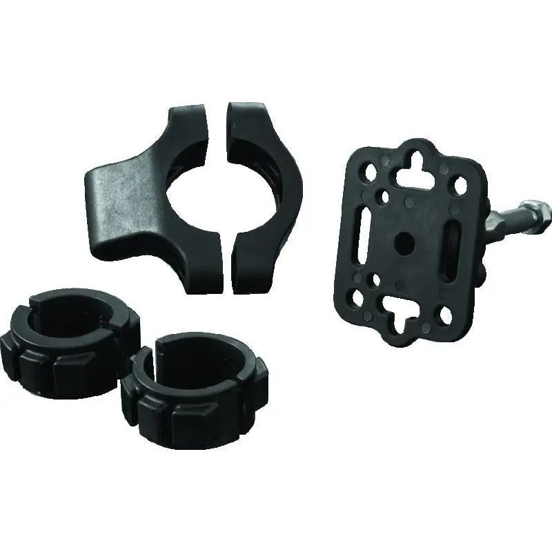 Kuryakyn 1671 Kuryakyn Handlebar Accessory Mount Standard 7/8 to 1-1/4in Bar Black - 1671