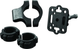 Kuryakyn Handlebar Accessory Mount Standard 7/8 to 1-1/4in Bar Black - 1671 - Controls