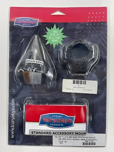 Kuryakyn Handlebar Accessory Mount Standard 7/8 to 1-1/4in Bar Black - 1671 - Controls