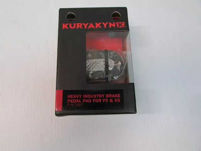 Kuryakyn Heavy Industry Brake Pedal 84-17 FX Models Chrome - 7037 - Interior Accessories