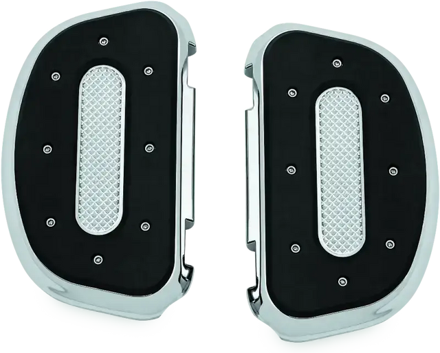 Kuryakyn Heavy Industry Passenger Floorboards Touring Models Chrome - RV and Auto Parts